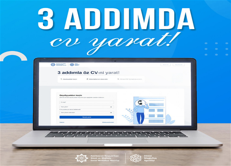 Dövlət Məşğulluq Agentliyi “CV yarat” platformasını istifadəyə verib