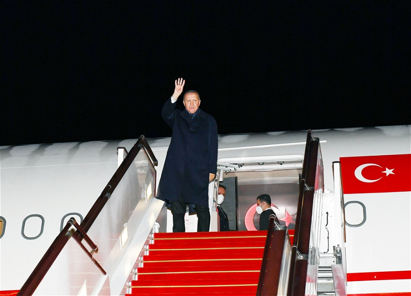Завершился визит Президента Турции в Азербайджан – ФОТО