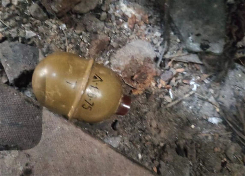 В центре Баку найдена боевая ручная граната - ФОТО