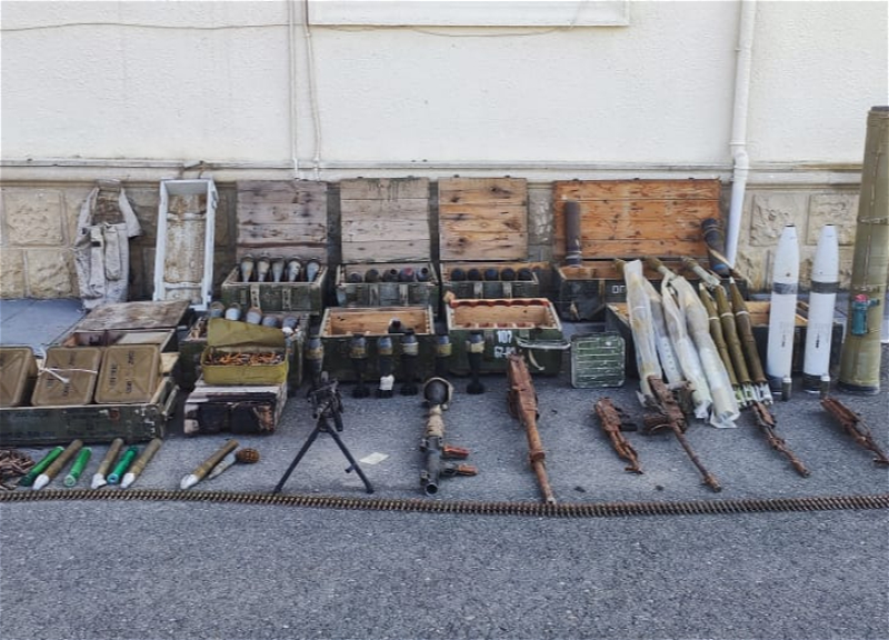 В освобожденном Физули обнаружены боеприпасы, оставленные противником - ВИДЕО