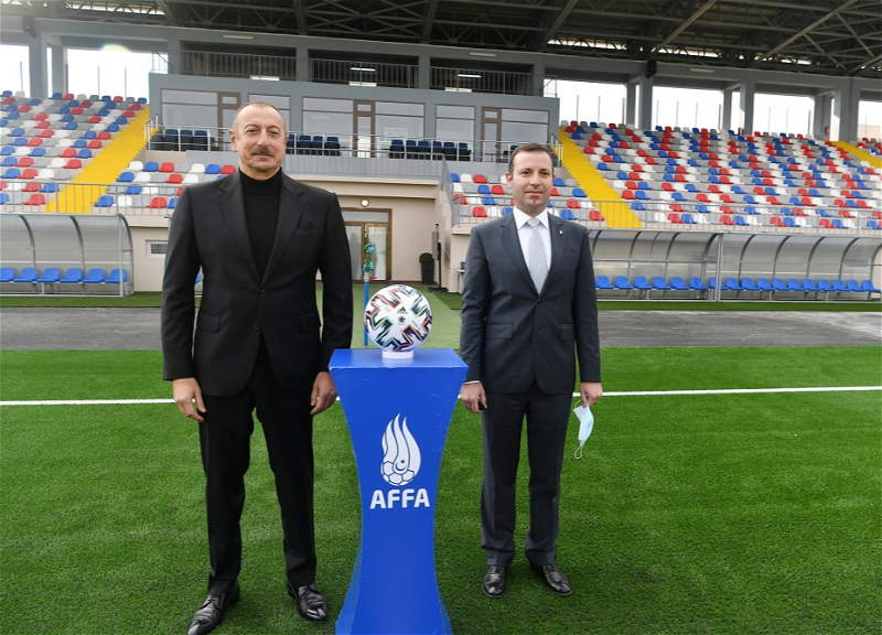 УЕФА написал об участии Президента Азербайджана в открытии стадиона в Шамахе – ФОТО