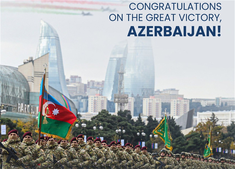 Белорусское посольство поздравило Азербайджан: С Днем Победы!