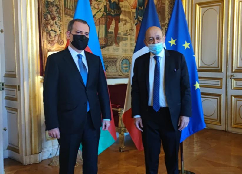 Жан-Ив Ле Дриан - Джейхуну Байрамову: Франция готова помочь Азербайджану в процессе разминирования - ФОТО