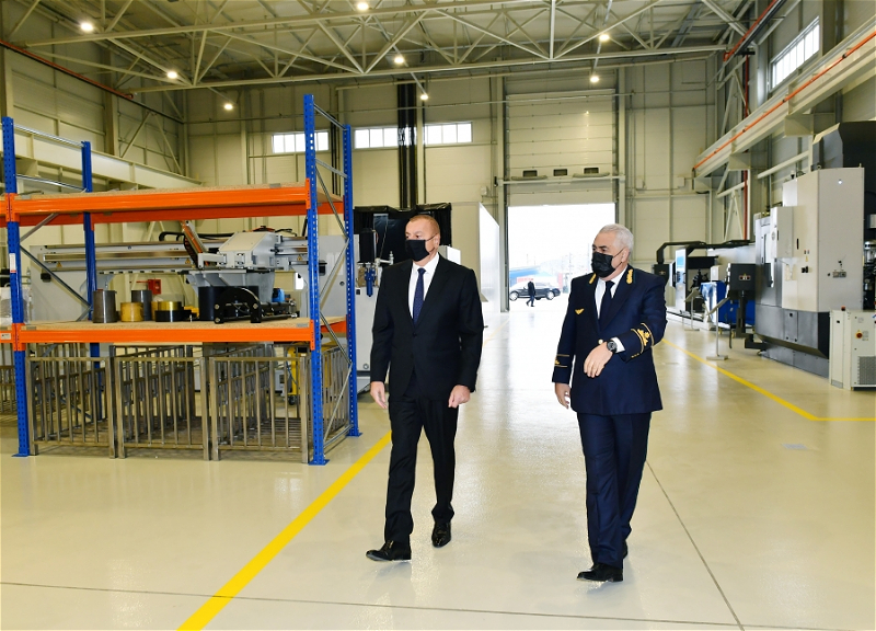Президент Ильхам Алиев принял участие в открытии нового локомотивного депо Баладжары - ФОТО