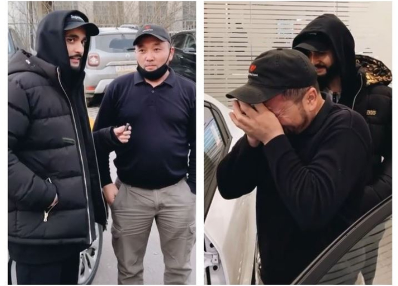 Гусейн Гасанов довел до слез таксиста из Кыргызстана - ВИДЕО