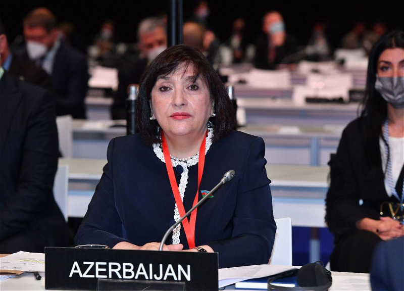 Сахиба Гафарова выступила на 143-й Ассамблее Межпарламентского союза - ФОТО