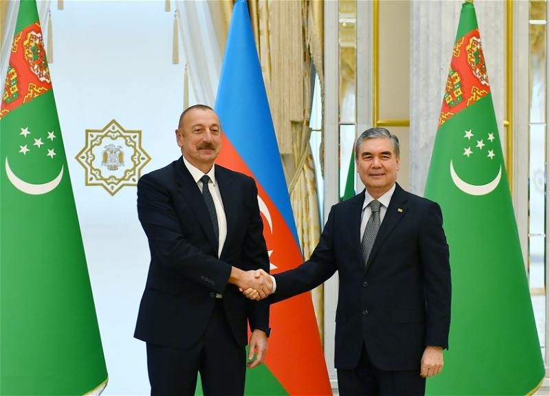 Ильхам Алиев в ходе визита в Туркменистан встретился с Гурбангулы Бердымухамедовым - ФОТО - ВИДЕО