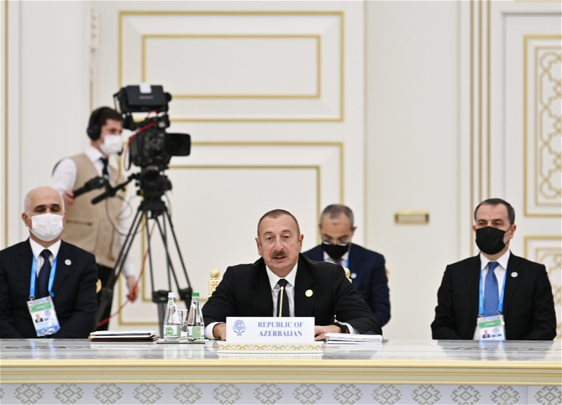 Президент Азербайджана принимает участие в XV Саммите ОЭС в Ашгабаде - ФОТО