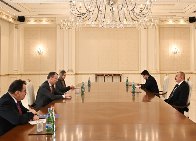 Президент Ильхам Алиев принял специального представителя Европейского Союза по Южному Кавказу - ФОТО