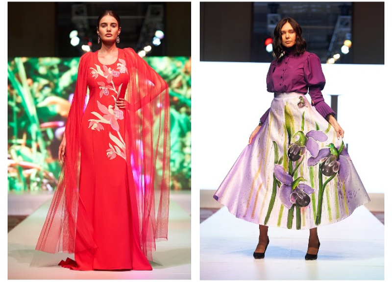 Хары бюльбюль «расцвел» на подиуме Азербайджанской недели моды - ФОТО
