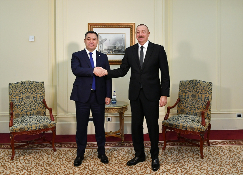 Президент Кыргызстана поздравил Ильхама Алиева с юбилеем