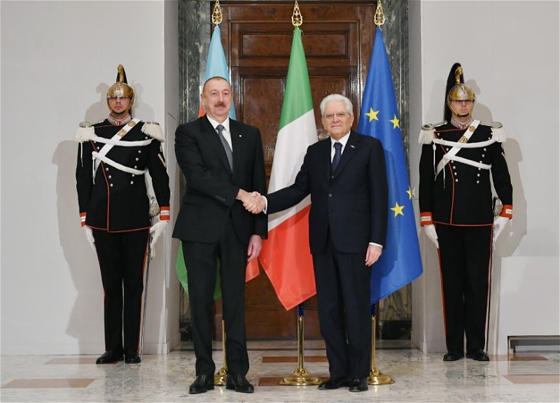 Президент Италии поздравил азербайджанского коллегу с юбилеем