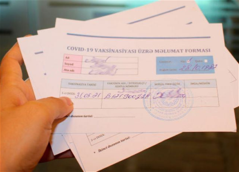 В Азербайджане 69 тыс граждан обратились для получения сертификата о противопоказании