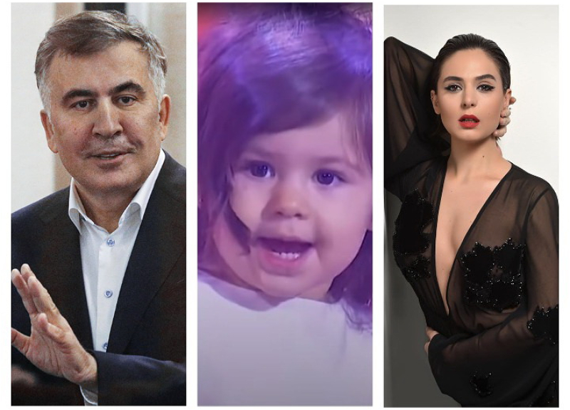 Телевизионный дебют внебрачной дочери Михаила Саакашвили от звезды «Евровидения» - ВИДЕО