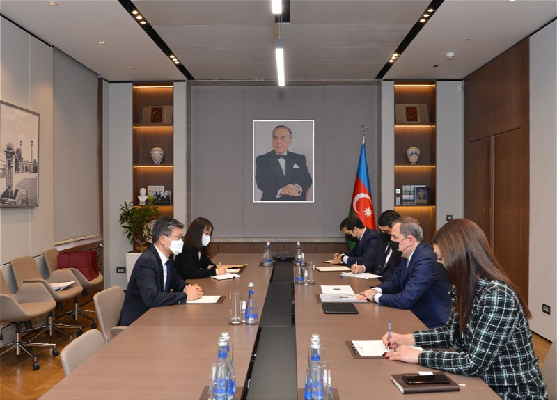 Глава МИД Азербайджана и посол Южной Кореи обсудили перспективы двустороннего сотрудничества - ФОТО