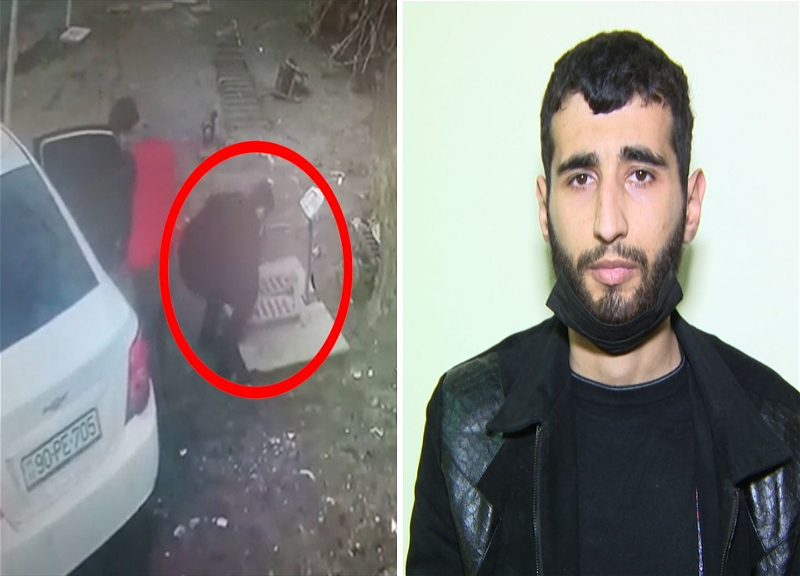 В Баку задержан похититель ливневых решеток - ФОТО - ВИДЕО