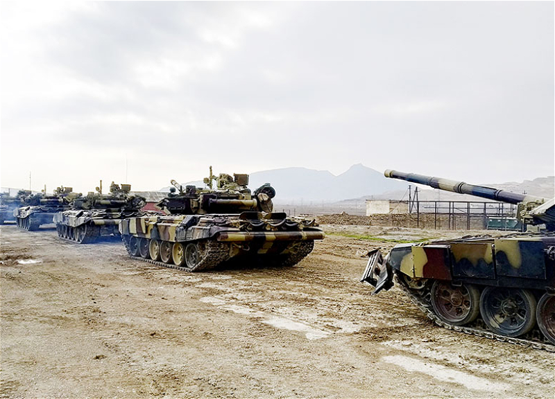 В азербайджанской армии проведены командно-штабные учения с соединением - ВИДЕО