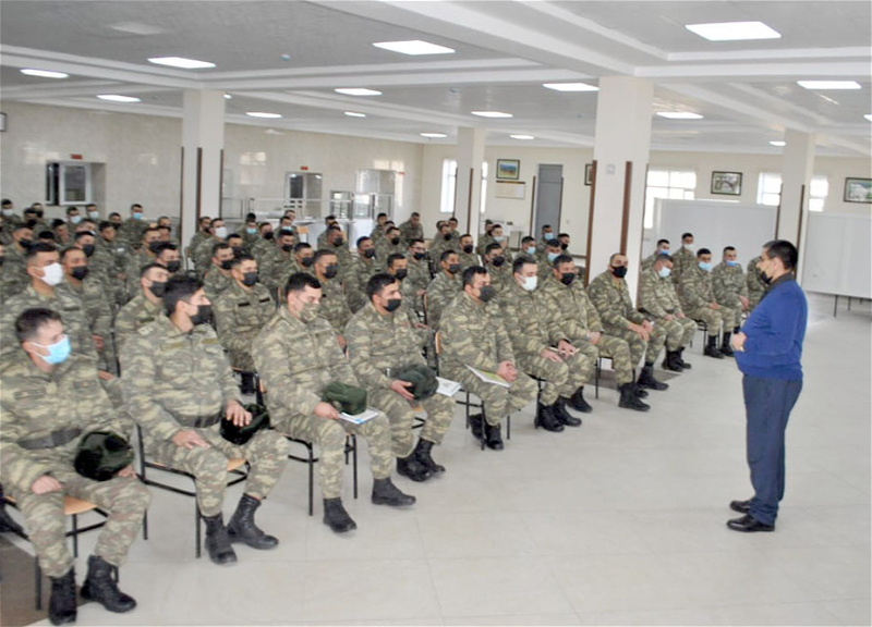 В ВС Азербайджана проведены мероприятия по психологическому просвещению военнослужащих