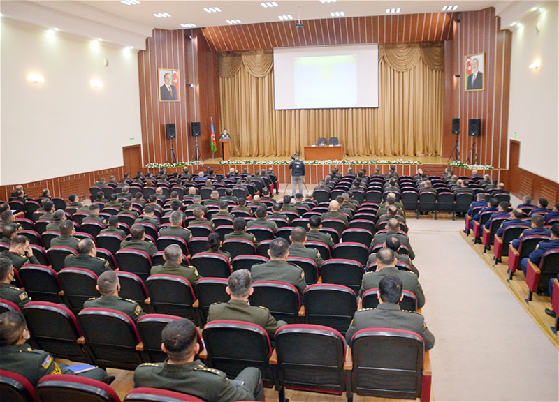 Проведены учебно-методические сборы с сотрудниками кадровых органов азербайджанской армии - ФОТО