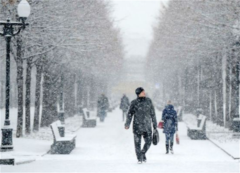 Предупреждение: Погода ухудшится, в Баку ожидаются сильный ветер и снег