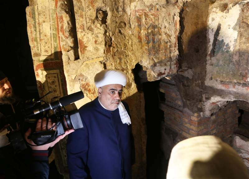 Председатель Управления мусульман Кавказа ознакомился в Риме с катакомбами Комодилла - ФОТО