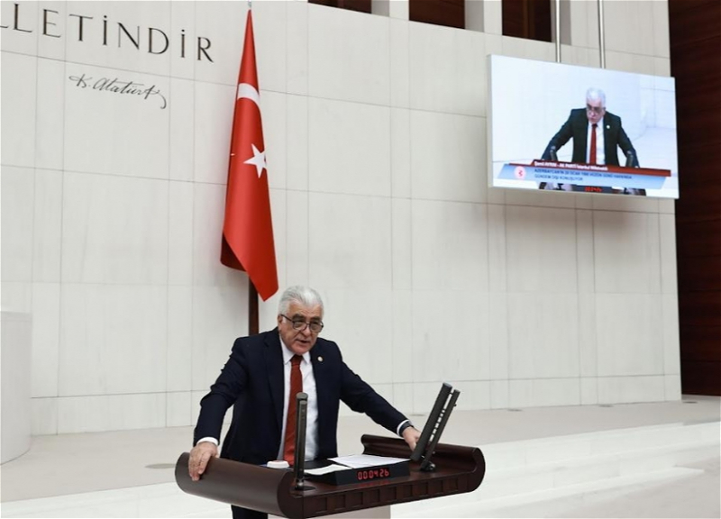 Türkiyə parlamentində 20 Yanvar faciəsi ilə bağlı bəyanat oxunub