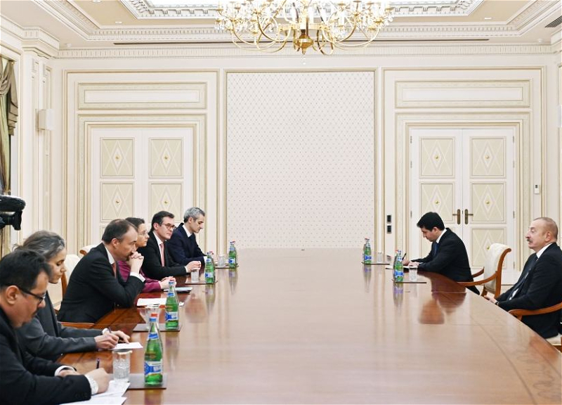 Президент Ильхам Алиев принял советника Кабинета Президента Франции и спецпредставителя ЕС по Южному Кавказу