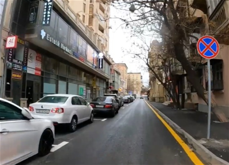 В Баку отремонтирована улица, соединяющая проспект Гейдара Алиева с улицей Тебриз – ВИДЕО