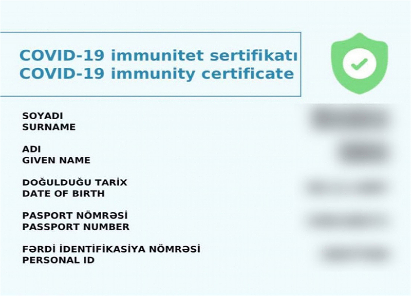Bu gündən immunitet sertifikatı yeni qayda ilə veriləcək