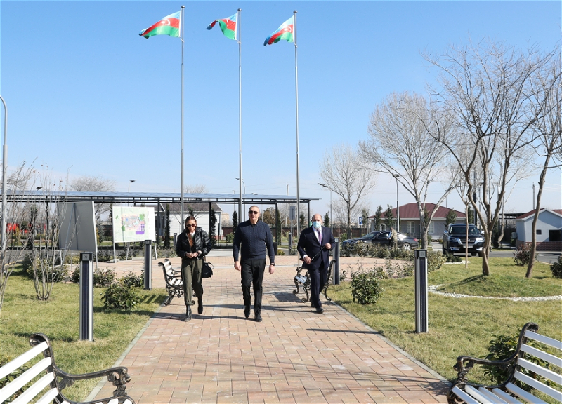 Prezident xüsusi nümayəndəliyin qərargahında yaradılan şəraitlə tanış olub - FOTO