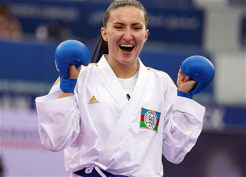 Золотая Зарецка! Азербайджанская каратистка – лучшая на турнире в ОАЭ! - ФОТО