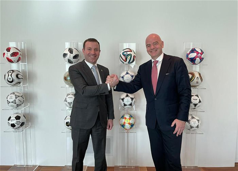 Эльхан Мамедов встретился с президентом ФИФА