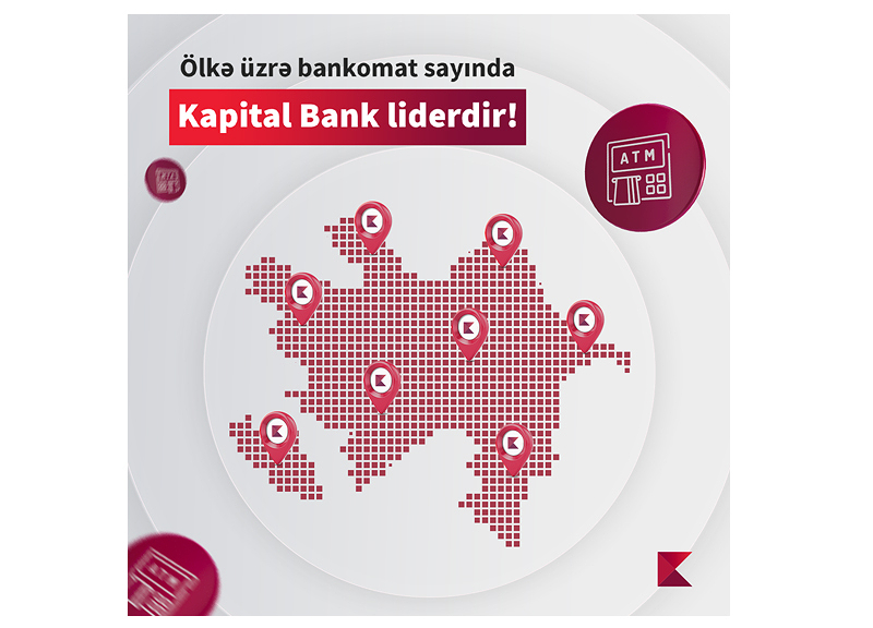 Kapital Bank — банк с самым большим количеством банкоматов в стране