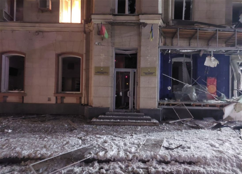 Здание консульства АР в Харькове подверглось серьезным разрушениям - ФОТО - ВИДЕО
