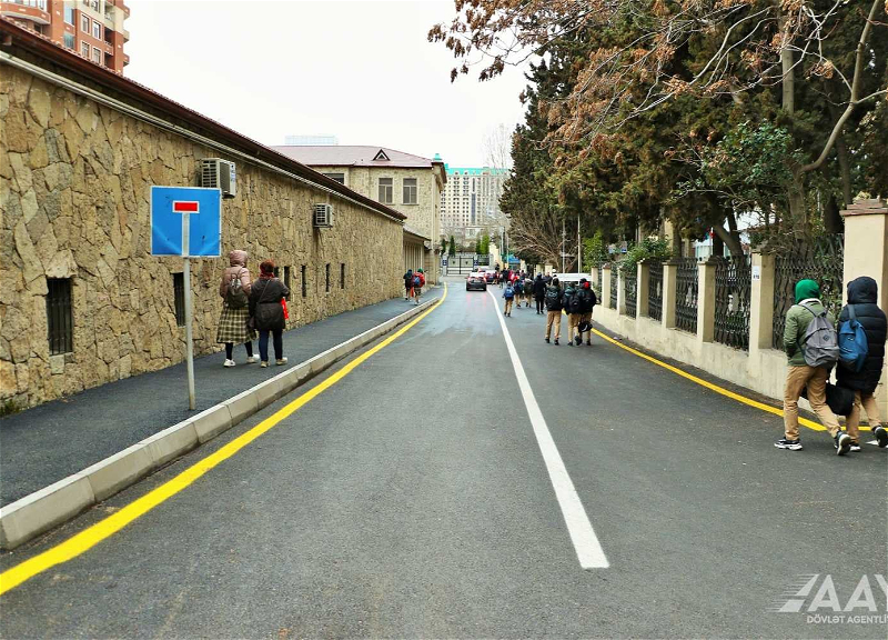 В Наримановском районе Баку капитально отремонтированы 4 улицы - ФОТО