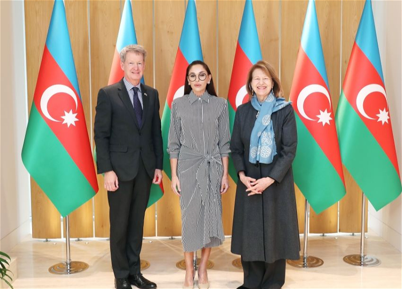 Мехрибан Алиева встретилась с торговым посланником премьер-министра Великобритании по Азербайджану