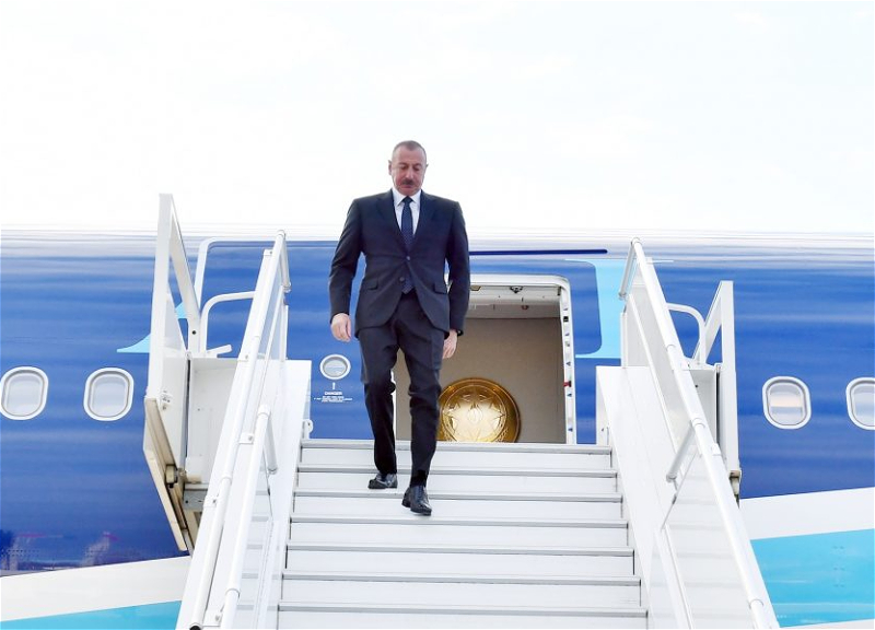 Президент Ильхам Алиев отбыл в Турцию