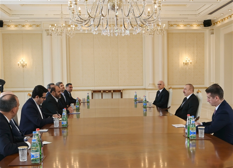 Ильхам Алиев принял делегацию во главе с иранским министром - ФОТО
