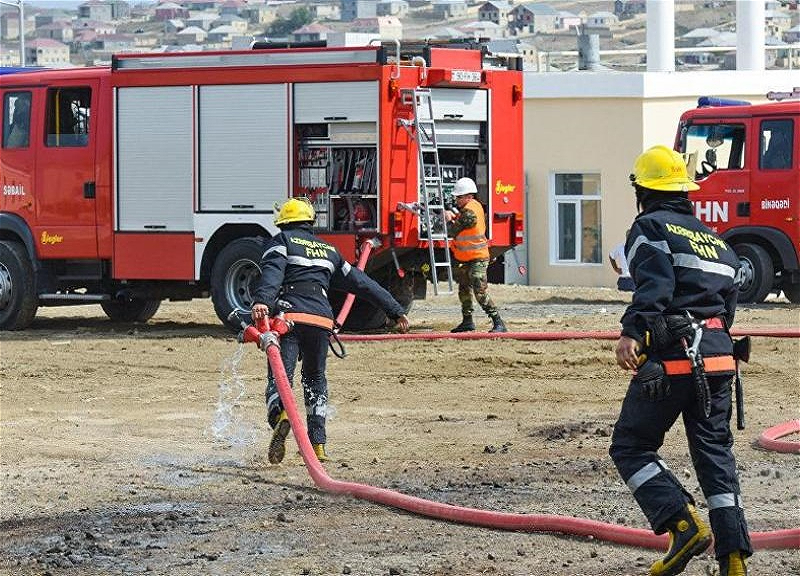 “Azərişıq” ASC-nin Xırdalandakı yarımstansiyasında yanğın olub