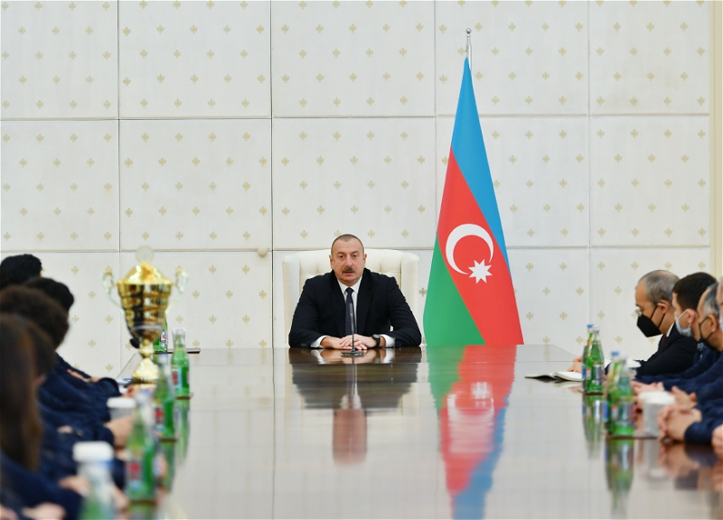 Президент Ильхам Алиев: Мы должны плодотворно использовать спортивные комплексы