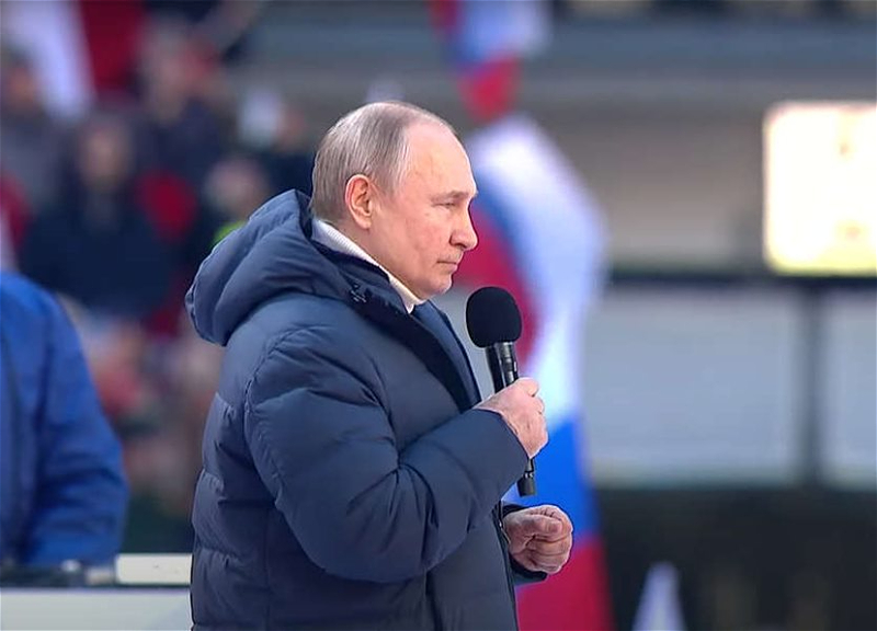Выступление Владимира Путина из «Лужников» внезапно прервалось – ВИДЕО