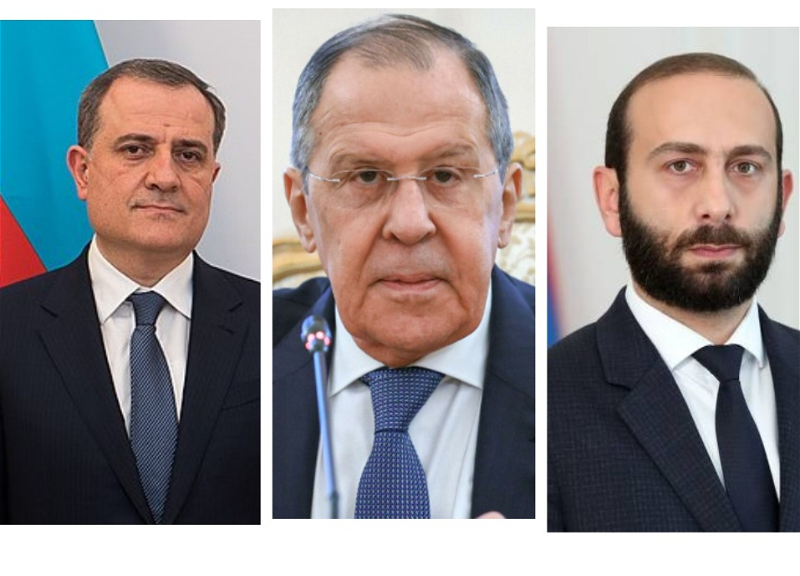 Лавров обсудил с главами МИД Армении и Азербайджана проблематику заключения мирного договора