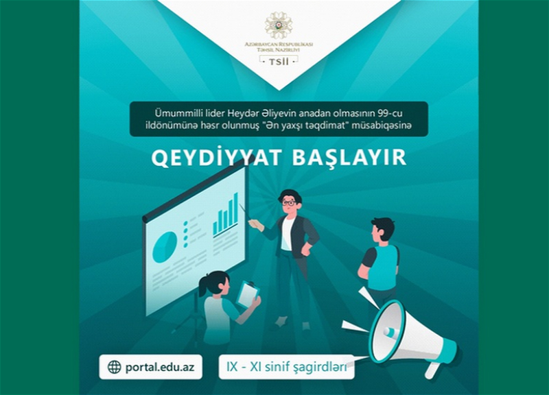 “Ən yaxşı təqdimat” müsabiqəsinə qeydiyyat başlayır