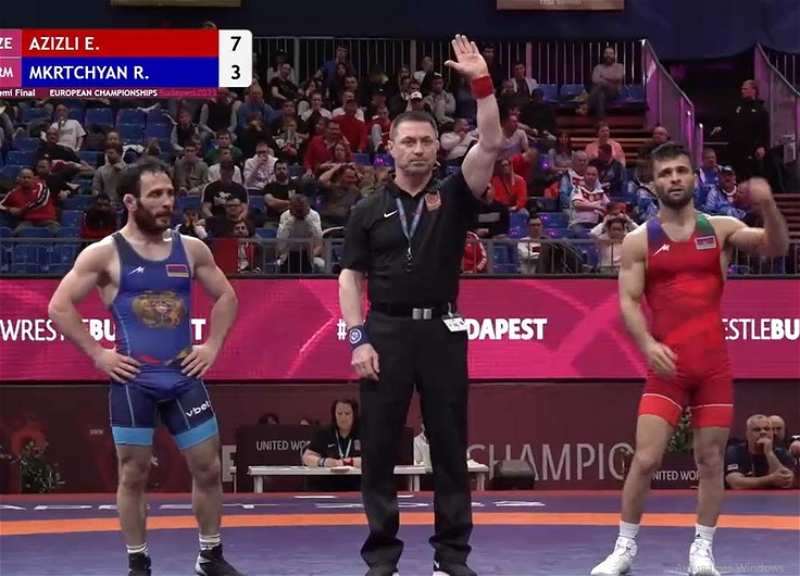 Азербайджанский борец одолел армянина и вышел в чемпионат Европы