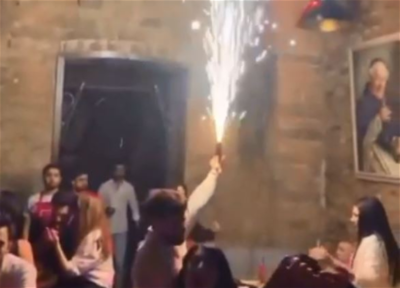 Распространились кадры, снятые незадолго до взрыва в ночном клубе в Баку - ВИДЕО