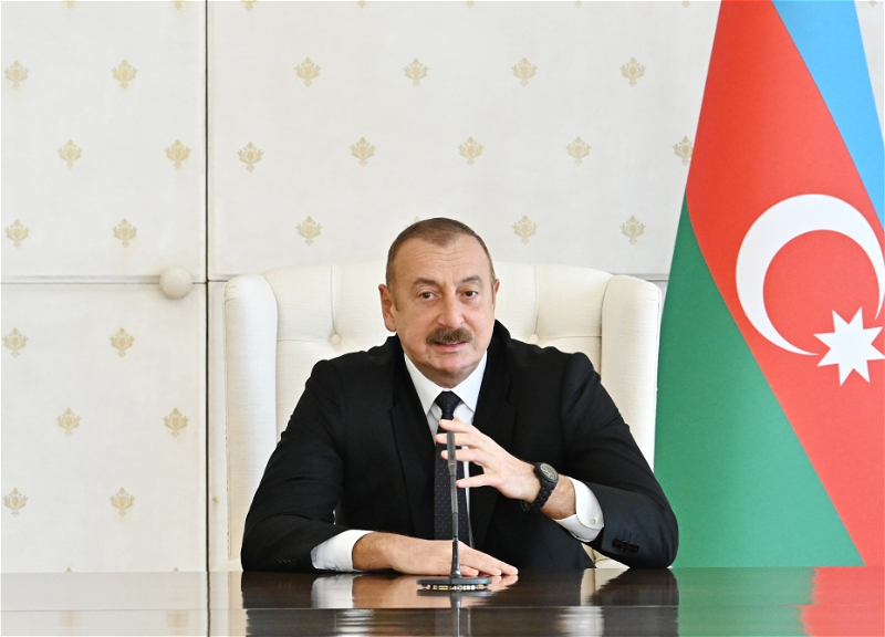 Президент Ильхам Алиев отметил поступок Гурбана Гурбанова