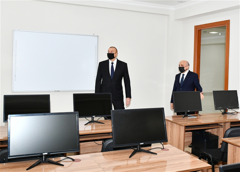 Ильхам Алиев принял участие в открытии нового административного здания Азербайджанского института теологии - ФОТО