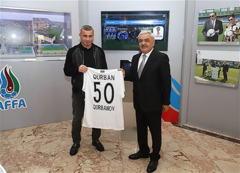 Президент АФФА поздравил Гурбана Гурбанова – ФОТО