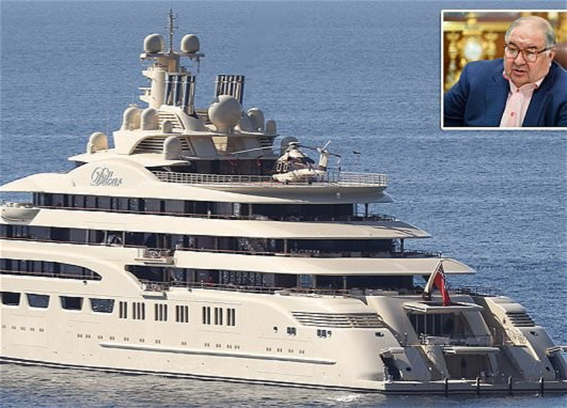 В Германии конфисковали яхту олигарха Алишера Усманова – крупнейшую в мире