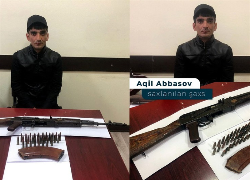 В Баку задержан мужчина, пытавшийся продать автомат Калашникова